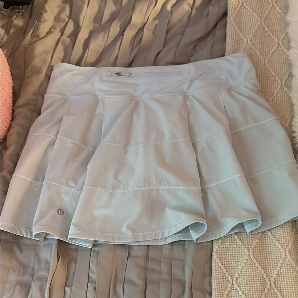 LULULEMON pace rival skirt light blue size 8